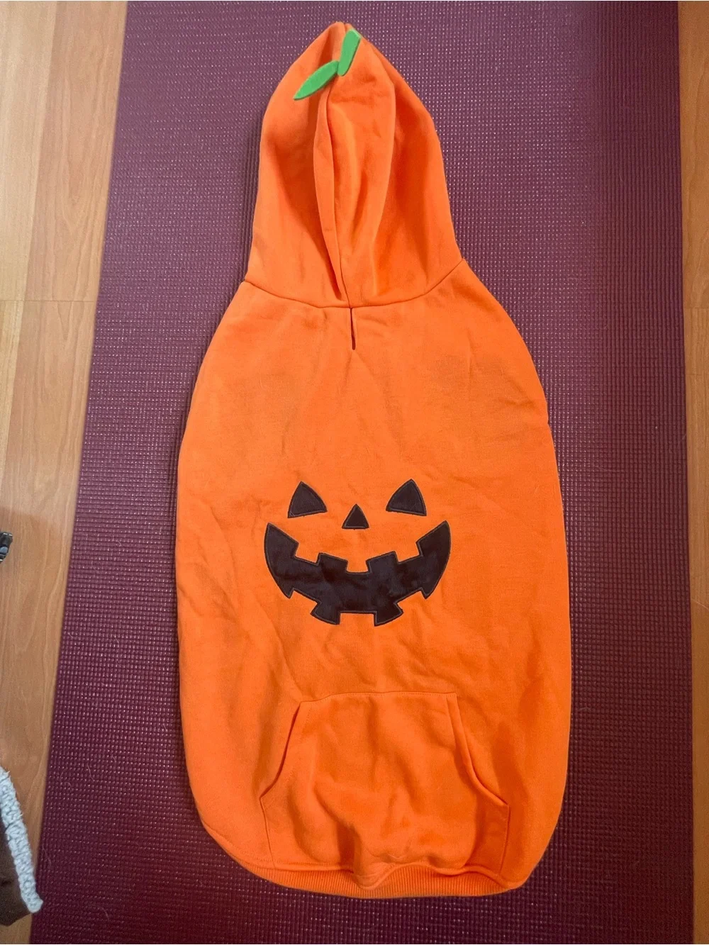 Dog Jack Lantern Pumpkin Hoodie Costume - Unbranded